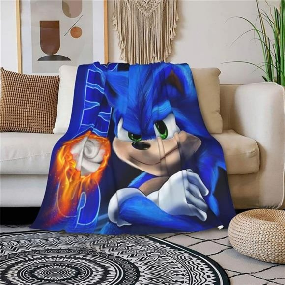 Amazon.com: Echoserein Video Game Gaming Black White Gamer  Kids Game Blanket Super Soft Blanket Lightweight Blanket, Black 3-60 x50